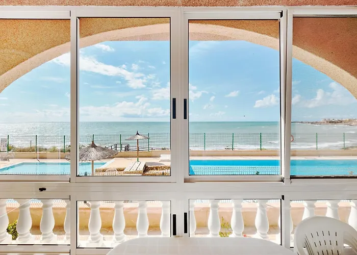 公寓 Espanhouse Martina First Line Sea View With Pool